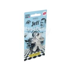Ароматизатор (Mr&Mrs) JEFF Chrome Silver Sandal/Incense (полімерний на дефлектор) (JJEFFC01SUV02)