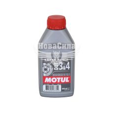 Тормозная жидкость (Motul) DOT-3 DOT-4 0.5л. (807910)
