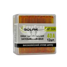 Запобіжники плоскі MAXI (Solar) уп. 12шт. (40A) (AF324)