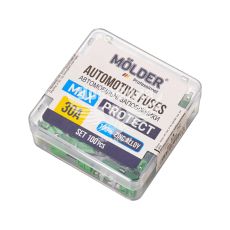 Запобіжники плоскі міні (Molder) уп. 100шт. (30A) (MA22230)