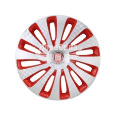 Ковпаки на колеса 15 (J-TEC) (Fiat Chrom Red)