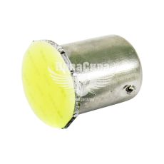 Лампочка 1-но конт. черешня белая LED COB 12V 1-диод P21W BA15s (Solar) (упак.-4шт) (LC332_P)
