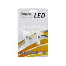 Лампочка без цоколя LED T10_W5W SMD біла 2-діоди 12V W2.1x9.5d (Solar) (к-т.-2шт.) (LS290_B2)