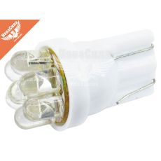 Лампочка без цоколя LED T10_W5W LEDS белая 7-диодов 12V W2.1x9.5d (Solar) (упак.-10шт.) (LF133_P)