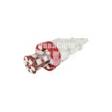 Лампочка без цоколя LED T20 P27/7W SMD червона 24-діоди 12V W2.5x16q (Futura) (74914)