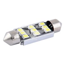 Лампочка 2-ох цокольна LED T11_C5W SMD біла 9-діодів 12V-5Вт SV8.5-8 39мм. CANbus (Solar) (к-т.-2шт.) (SL1363)
