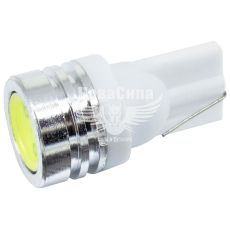 Лампочка без цоколя LED T10_W5W SMD белая 1-диод 12V W2.1x9.5d (Solar) (упак.-10шт.) (LS241_P)