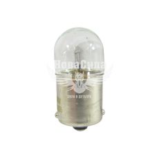 Лампочка 1-но конт. черешня белая 24V-5 Вт R5W BA15s (Brevia) (упак.-10шт.) (24305C)