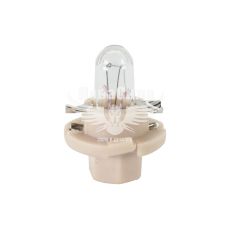 Лампочка без цоколя семечка W1.8W біла 12V-1,8Вт B8.4d (Zollex) (з патроном) (упак.-10шт.) (22060)