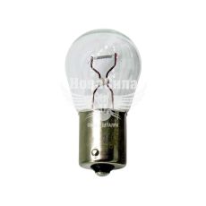 Лампочка 1-но конт. груша белая 12V-21Вт P21W BA15s (Osram) (упак.-10шт.) (7506)