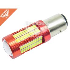 Лампочка 2-ох конт. груша біла LED 12V 106-діодів P21/5W S25 (Cyclone) (упак.-10шт.) (S25-058)