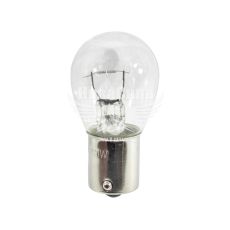 Лампочка 1-но конт. груша белая 24V-21Вт P21W BA15s (Zollex) (упак.-10шт.) (9824)
