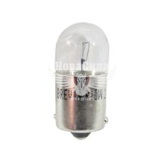 Лампочка 1-но конт. черешня белая 24V-10Вт R10W BA15s (Brevia) (упак.-10шт.) (24306C)