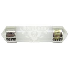 Лампочка 2-х цокольная LED T11_C5W COB белая 1-диод 12V-3Вт SV8.5-8 36мм. (Solar) (упак.-10шт) (LC336_P)