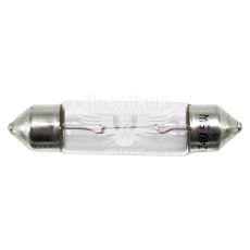 Лампочка 2-х цокольная C5W белая 24V-5 Вт SV8.5-8 41мм. (Brevia) (упак.-10шт.) (24316C)