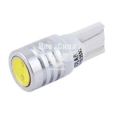 Лампочка без цоколя LED T10_1W SMD белая 1-диод 24V W2.1x9.5d (Solar) (к-т.-2шт.) (SL2532)