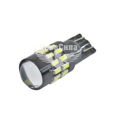 Лампочка без цоколя LED T10_1.5W SMD біла 24-діодів 12V W2.1x9.5d (Cyclone) (T10-074 3014-30)