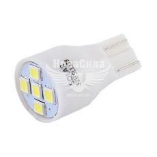 Лампочка без цоколя LED T10_W5W SMD біла 5-діодів 12V W2.1x9.5d (Solar) (к-т. 2шт.) (SL1339)