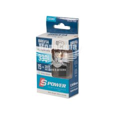 Лампочка без цоколя LED T20_W21W SMD біла 15-діодів 12/24V W3x4.6d CANbus (Brevia) (к-т.-2шт.) (10210X2)