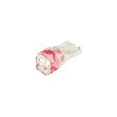 Лампочка без цоколя LED T10_W5W LEDS красная 1-диод 12V W2.1x9.5d (Futura) (упак.-10шт.) (20514)