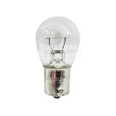 Лампочка 1-но конт. груша белая 12V-21Вт P21W BA15s (Solar) (упак.-10шт.) (1250)