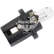 Лампочка без цоколя семечка W1.2W біла 12V-1,2Вт B8.5d (Zollex) (упак.-10шт.) (22035)