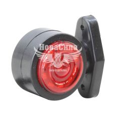 Ліхтар габаритний ріжок (Auto Light) LED 12-24V короткий, білий/червоний (AL-0038-RW)