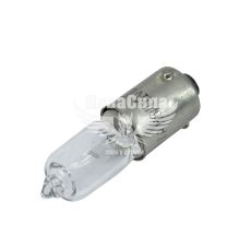 Лампочка з цоколем H6W біла 12V-6Вт BA9S (Brevia) (упак.-10шт.) (12332C)