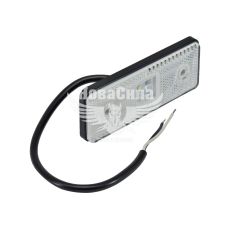 Ліхтар габаритний універсальний (HICO) LED 24V білий прямокутний (LOB051)