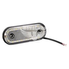 Ліхтар габаритний універсальний (Isiksan) LED 12-24V овал підсвітка по кругу (білий) (ISS40352)