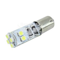 Лампочка з цоколем T8 LED SMD біла 12V-4Вт 8-діодів BA9s (Cyclone) (упак. 10шт.) (T8-007)