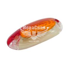 Фонарь габаритный универсальный (Isiksan) LED 12-24V овал белый/желтый/красный (EK-136А)
