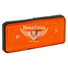 Фонарь габаритный универсальный (Руслан Комплект) боковой желтый 24V (LED) (ФГС-136)