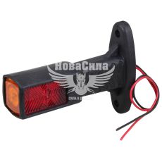 Ліхтар габаритний ріжок (Yuceplast) LED 12-24V прямий короткий (YP-142)