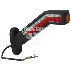 Ліхтар габаритний ріжок (Isiksan) LED 12-24V косий довгий (led) лівий (ISS20405LLH)