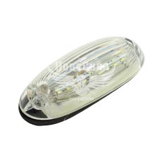 Фонарь габаритный универсальный (Isiksan) LED 12-24V овал белый (ISS 40282 (8))