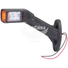 Ліхтар габаритний ріжок (Yuceplast) LED 12-24V косий довгий правий (YP-144R)