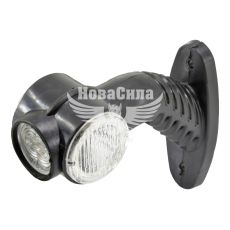 Ліхтар габаритний ріжок (Mars) LED 24V косий коткий (М720206)