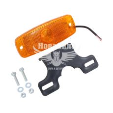 Фонарь габаритов Truck боковой LED желтый (Isiksan) с кронштейном (ISS20201B)