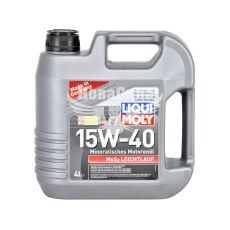 Моторное масло бензин, дизель 15W-40 (Liqui Moly) MoS2 Leichtlauf 4л. (2631)