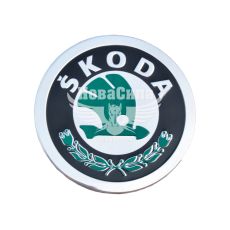 Наклейка Skoda на ковпаки діам. 9 4шт.