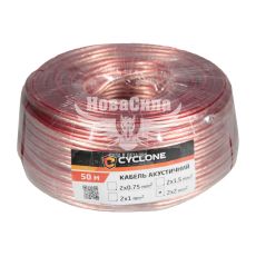 Провод акустический (диам. 2,0) (Cyclone) (1бухта - 50м.) (2X2)