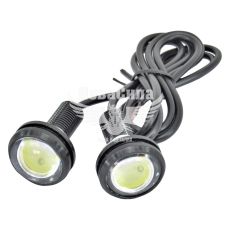 Фара дневного света (Cyclone) DRL 12V COB белая 1-диод (DRL-102)