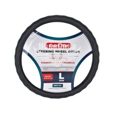 Чохол руля L чорний 39-41см. (CarLife) (SW115L)