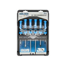 Викрутка (набір) (Molder Tools) кт. 6шт. -/+ ударні (MT33206)