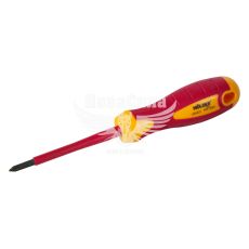 Отвертка (Molder Tools) + (PH1х80мм.) диэлектрическая VDE 1000 В (MT35105)