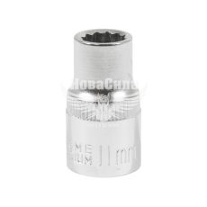 Головка торцева низька дванадцятигранна 1/2 11мм. (Intertool) (ET-0211)