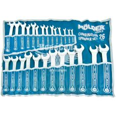 Набір ключів ріжково-накидних (Molder Tools) 26шт. (6-32мм.) (MT58126)