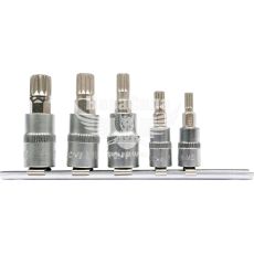 Набір торцевих головок з бітою SPLINE 1/4, 3/8 (Yato) М5, М6, М8, М10, М12 (YT-04360)
