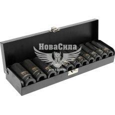 Набір торцевих головок ударні (Yato) 1/2", 6гр. (к-т.-11шт.) (YT-1054)